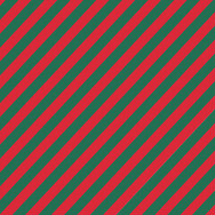 bold diagonal stripe pattern in red and green creates a festive, holiday-ready background perfect for Christmas themes, banners, packaging, and graphic design needing a lively seasonal vibe.