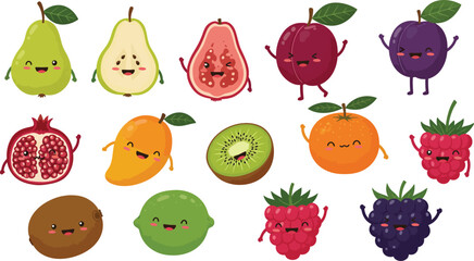 set of fruits