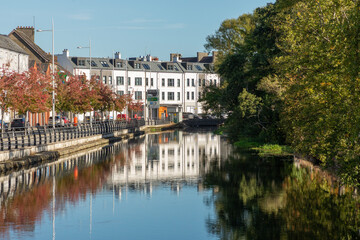 Fototapeta premium View of Newry Canal and Merchants Quay