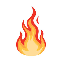 Fire illustration vector. Flame vector