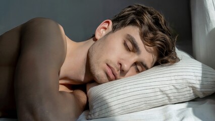 Man Sleeping Peacefully