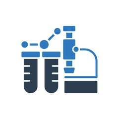 Obraz premium Laboratory Microscope Icon