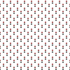 Seamless pattern with maroon gray dots