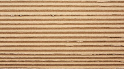 Brown corrugated cardboard texture background, copy space