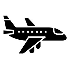 Vector art of airplane icon, a symbol of travel, flight, and aviation industry