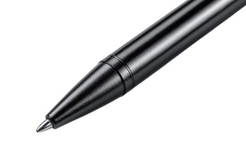 Close-up of a black pen tip