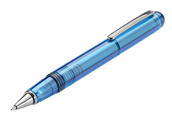 blue-pen on a isolated transparent background