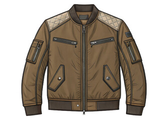 bomber on a isolated transparent background