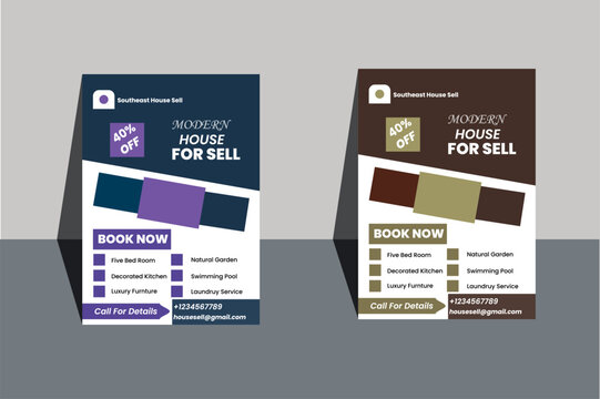 Update business flyer design with demandable color
