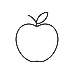 Apple icon. Fruit symbol modern, simple, vector, icon for website design, mobile app, ui. Vector Illustration