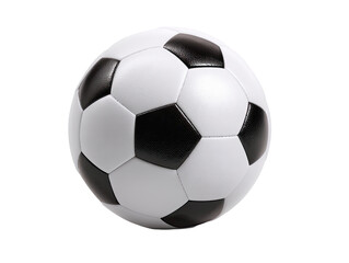 Fototapeta premium Soccer ball, black and white panels