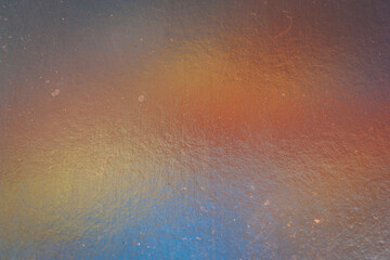 Abstract texture. Colorful dusty gradient texture. Dark background. Selective focus