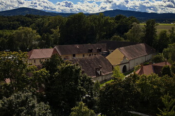 View of Strakonice from the tower 