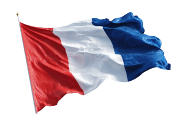 Waving French flag