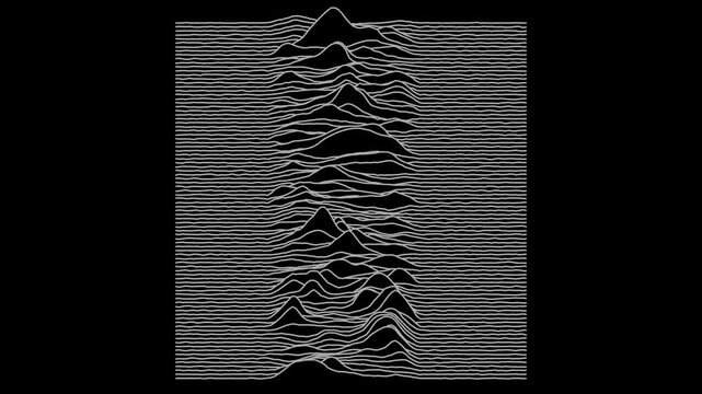 Iconic Sound Wave Art Design 4K Loop