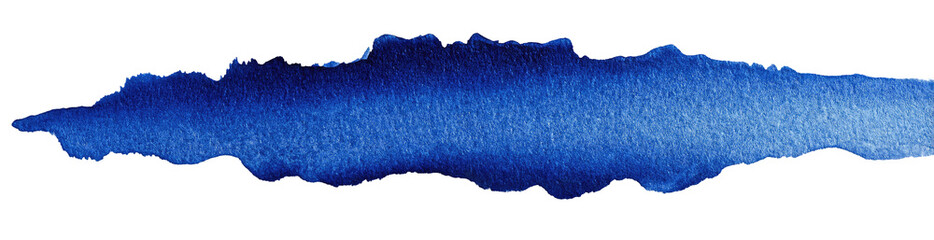 Fototapeta premium Abstract, textured, vibrant blue shape