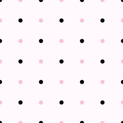 seamless polka dots pattern abstract background for fabric surface design packaging vector illustration