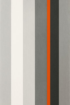  Vertical Gray Stripes with Single Vibrant Orange Line