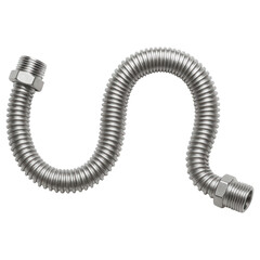 Flexible Corrugated Hose Threaded Ends Versatile Applications