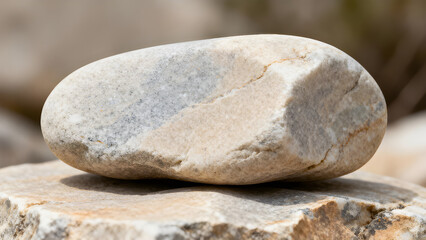 Natural Stone on Flat Surface