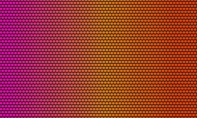 Vibrant gradient of pink purple and orange with a textured woven pattern background