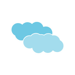 cloud logo icon illustration flat