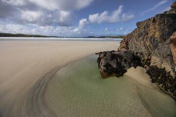 Rocks and Sand, Uig Beach, Isle of Lewis, Scotland