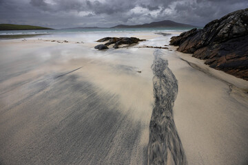 Sand Patterns on Seilebost Beach, Isle of Harris, Scotland