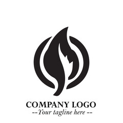 Obraz premium Spinach Logo Symbol in Black on the White Background Minimalist Leaf Vegetable Illustration