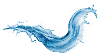 Fototapeta premium Water splash, dynamic and fluid (1)