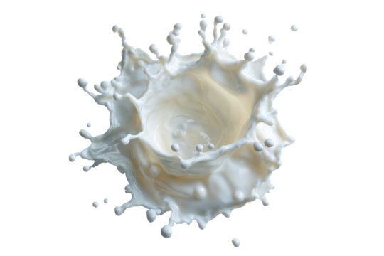 Milk splash, radiating outwards from a central point (1)
