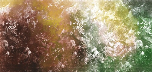 Fondo abstracto, naturaleza, tonos verdes, marrones