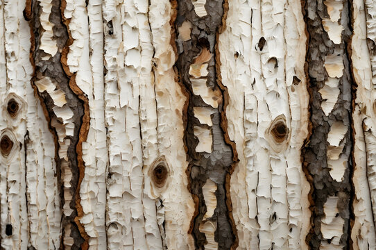 La textura &aacute;spera de la corteza del &aacute;rbol de roble viejo se capta en un close-up macro en el bosque nativo, revelando un dechado abstracta de material caf&eacute; y madera