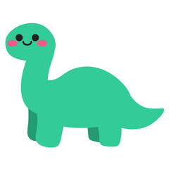 Cartoon Dinosaur Doodle Graphic