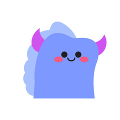 Fototapeta premium Cartoon Monster Doodle Graphic