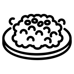 Fried rice icon