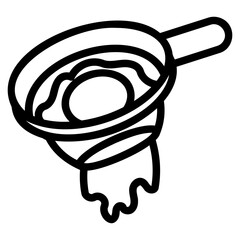 Egg separator icon