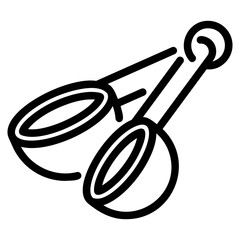 Measuring spoons icon