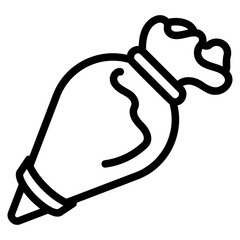Piping bag icon