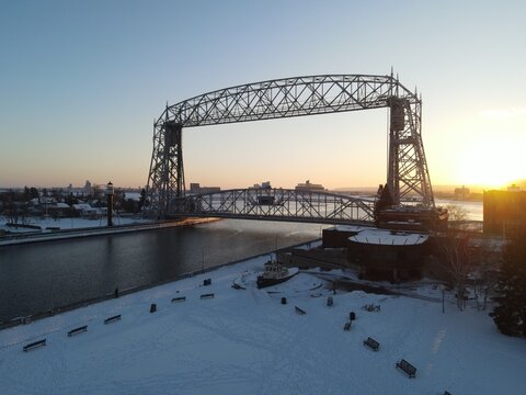Canal Park lift bridge, Duluth, Minnesota 