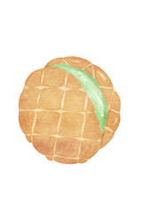 Melon pan Watercolor