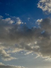 sky and storm clouds