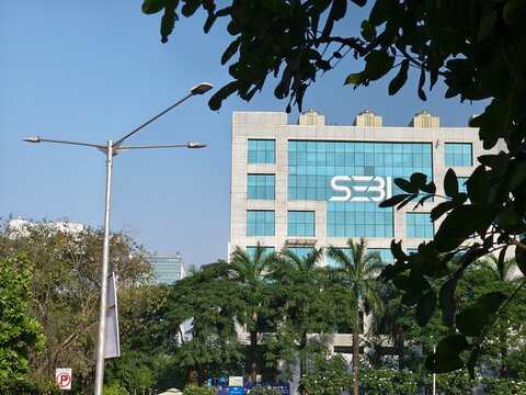 Logo of SEBI - Securities exchange board of India, a regulator of capital markets. Scams regulation rules laws broker Zerodha, result norms investor buyback LTCG STCG