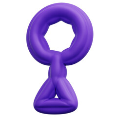 3D Inflated Third Gender Icon