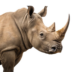Side profile view of a rhinoceros png rhino png wild rhino png safari animal png african rhino png big animal png transparent background image