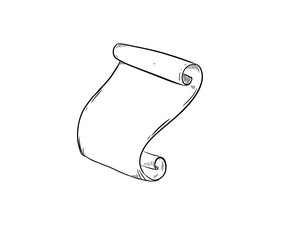 parchment digital illustration drawing isolated