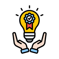 Fototapeta premium Intellectual Property Icon