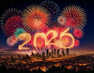 Festive Christmas and New Year 2026 celebration with family, cozy fireplace, Santa decorations, winter fashion, Christmas trees, gifts, and joyful holiday atmosphere