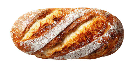 Delicious artisan sourdough bread freshly baked with a golden crust