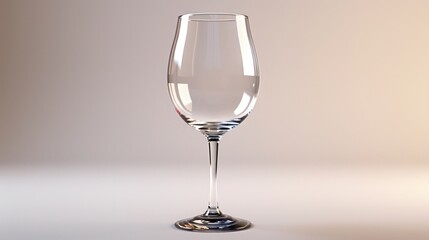 empty wine glass